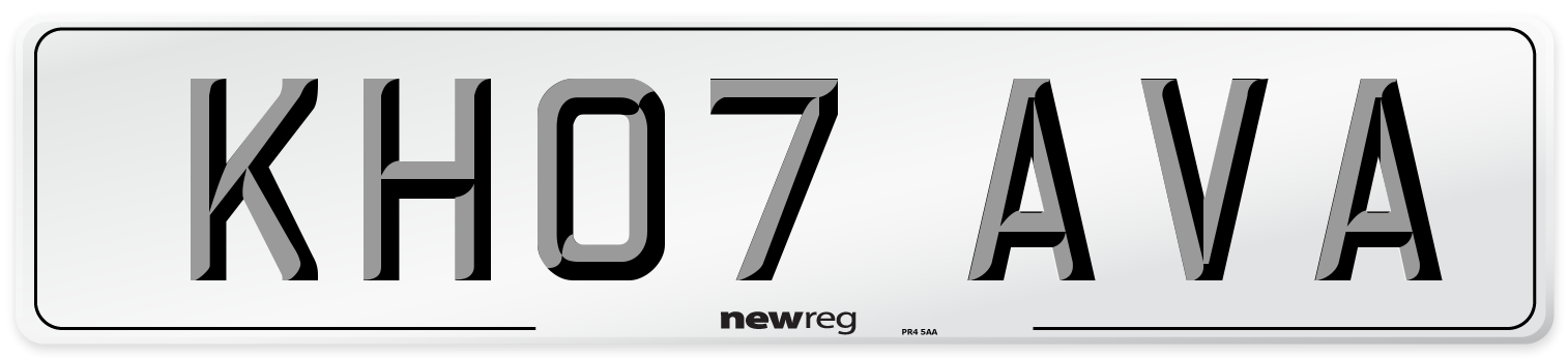 KH07 AVA Number Plate from New Reg